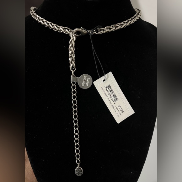 Howard’s Turquoise Silver Chain  Necklace - Picture 3 of 5